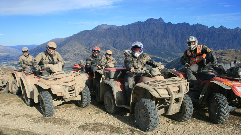 Experience the thrill of true off-roading on an ATV quad bike in a back country adventure through Queenstown Hill's outstanding scenery